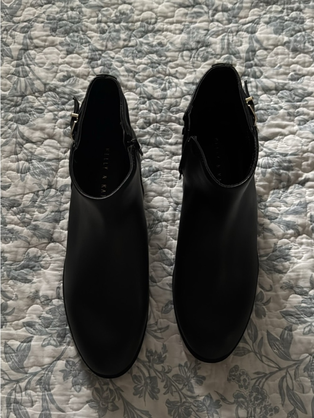 Kelly & Katie Black Ankle Boots